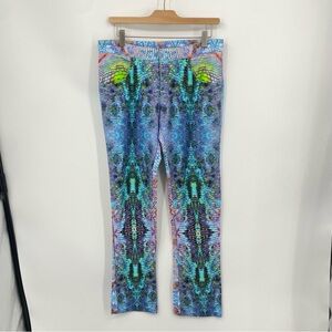 Alexis Low Rise straight Leg Pants - XS / S animal print psychedelic multicolor